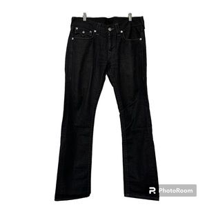 True Religion Men's Straight Leg with Flaps Jeans